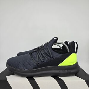 New Adidas Lite Racer Adapt 7.0 Wide 'Carbon Lucid Lemon' Men's Shoes Size 10